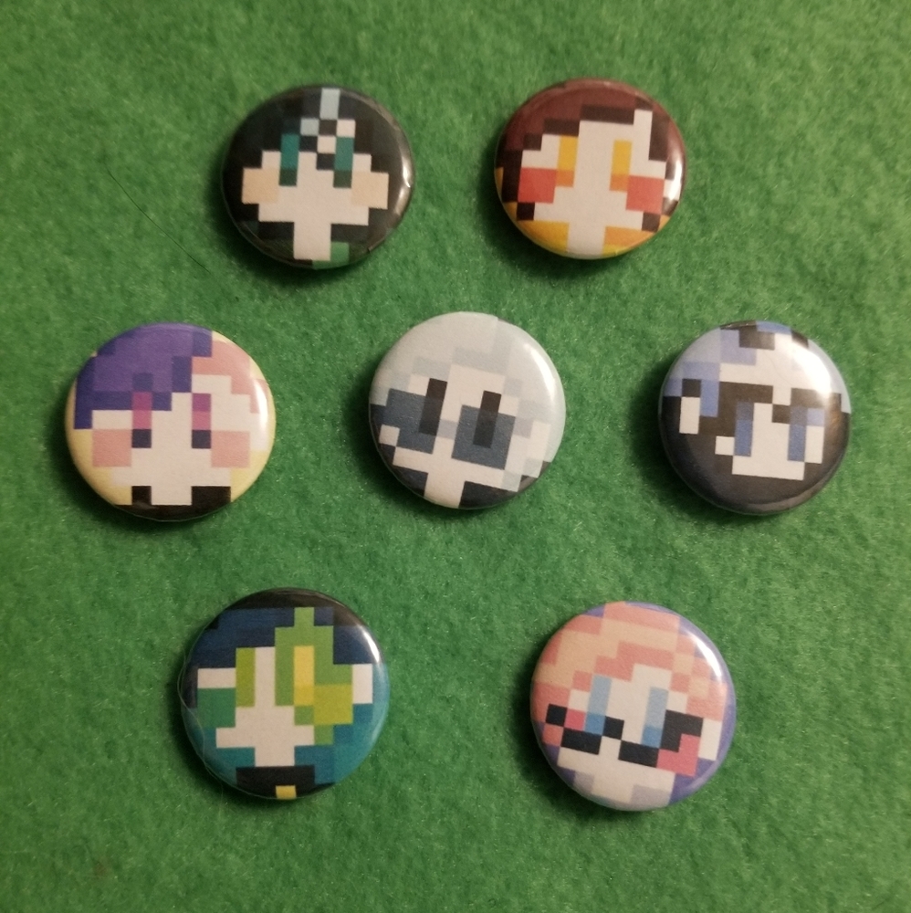 Sanders Sides Pixel Pins